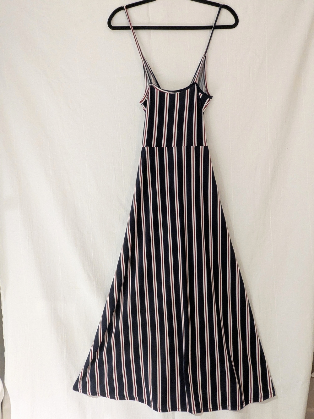 Caution To The Wind Striped Wrap High-Low Dress - Picture 10 of 11